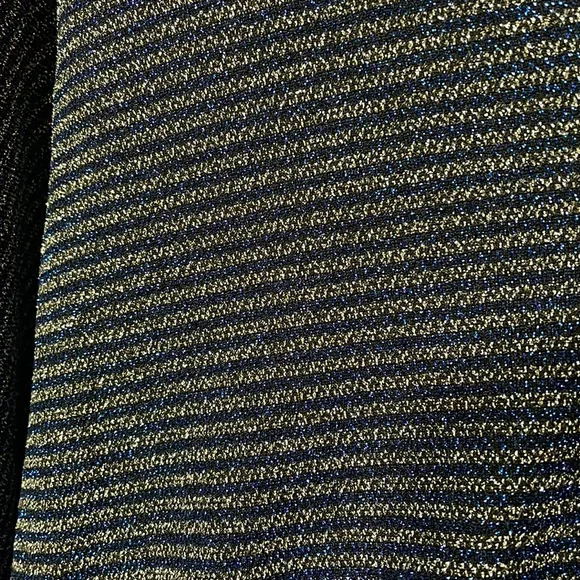 Endless Rose - Long Sleeve Sparkly Black and Blue Romper - Size Small - Picture 6 of 8